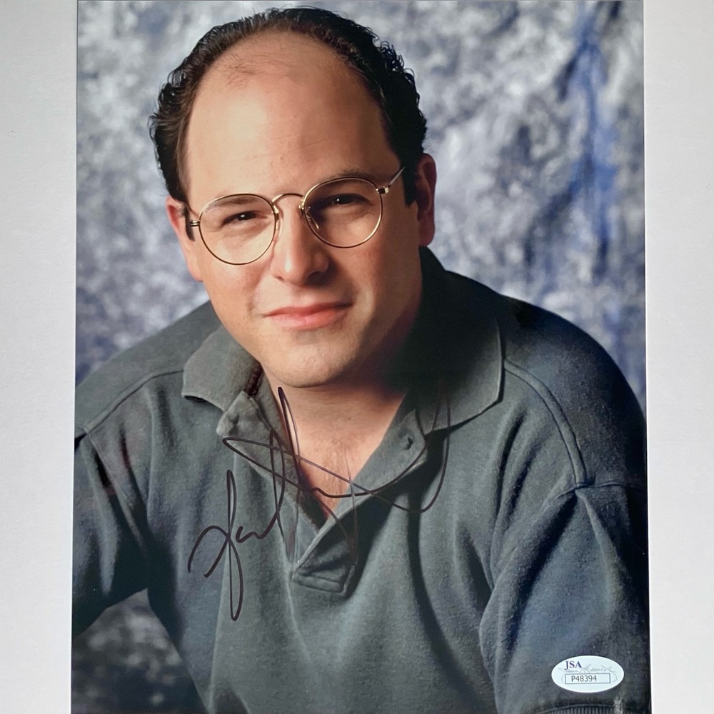SEINFELD AUTOGRAPHED 8x10 Photo / JASON ALEXANDER As George Costanza / JSA Cert.